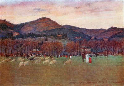 From the Campo di Marte, Florence, Looking Towards Fiesole, and Maiano by Robert Charles Goff