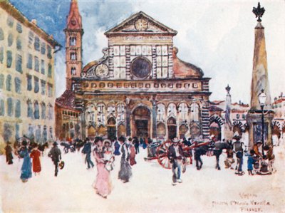 Piazza Santa Maria Novella by Robert Charles Goff