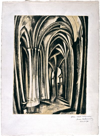 Saint Séverin by Robert Delaunay