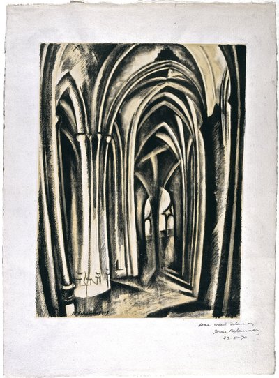 Saint Séverin by Robert Delaunay