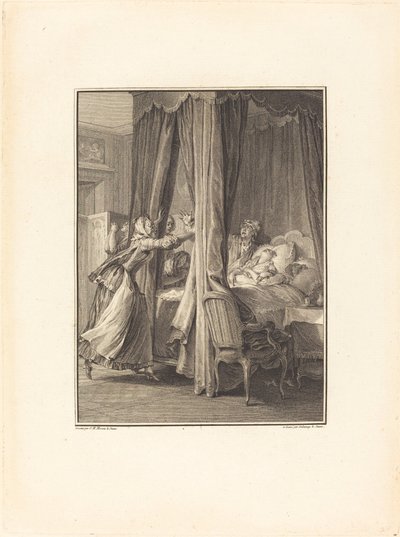 Death of Julie by Robert Delaunay after Jean Michel Moreau