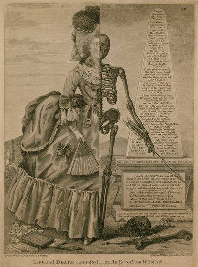 Life and Death Contrasted - or An Essay on Woman by Robert Dighton
