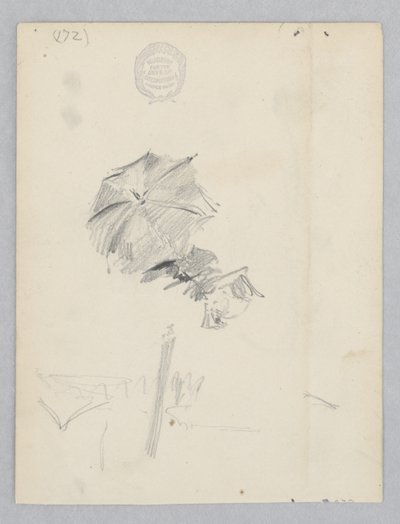 Artist Sketching by Robert Frederick Blum