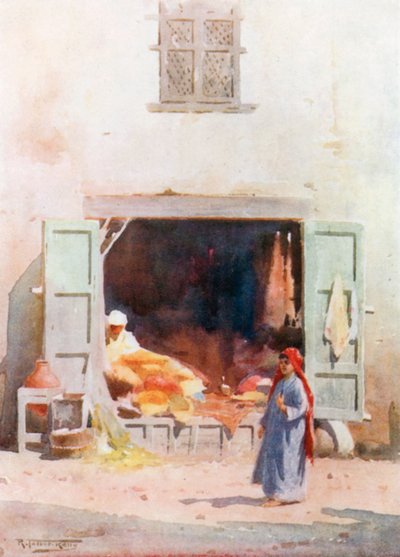 A Cairo Shop by Robert George Talbot Kelly
