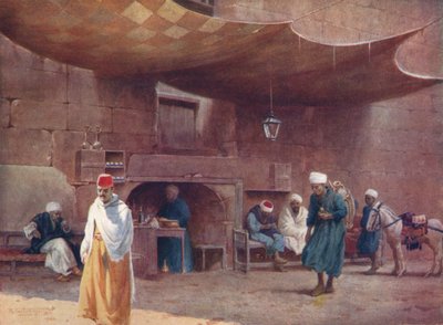 An Arab Cafe, Cairo by Robert George Talbot Kelly