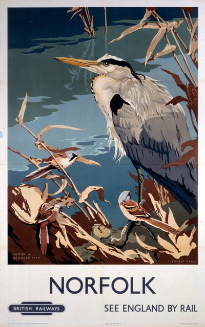 Norfolk, BR poster by Robert George Talbot Kelly