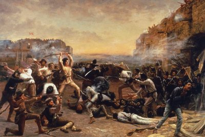The Fall of the Alamo or Crockett