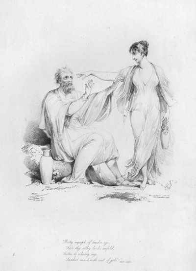 Anacreon, Ode LXXVII by Robert Kerr (after) Porter