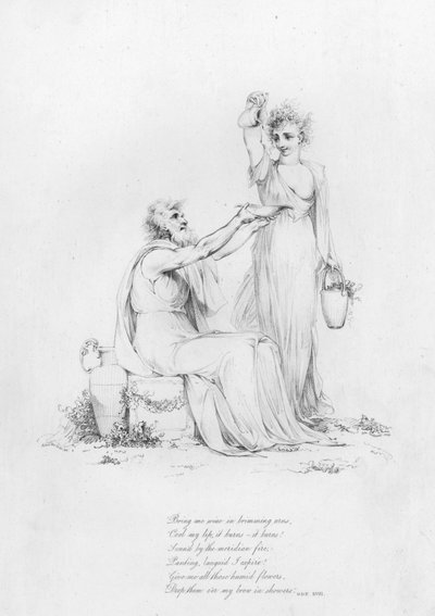 Anacreon, Ode XVIII by Robert Kerr (after) Porter