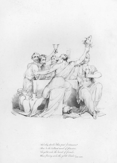 Anacreon, Ode XXXVI by Robert Kerr (after) Porter