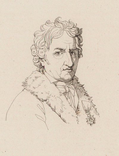 Portrait of the composer Pierre-Alexandre Monsigny by Robert Lefevre