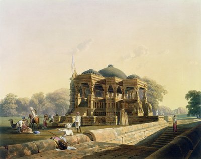 Ancient Temple at Hulwud, from Volume I of 