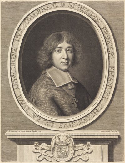 Cardinal de Bouillon by Robert Nanteuil