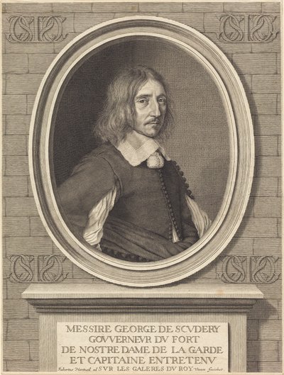 Georges de Scudery by Robert Nanteuil