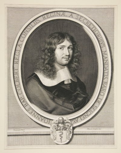 Jean-Baptiste Colbert, General Comptroller of Finances by Robert Nanteuil