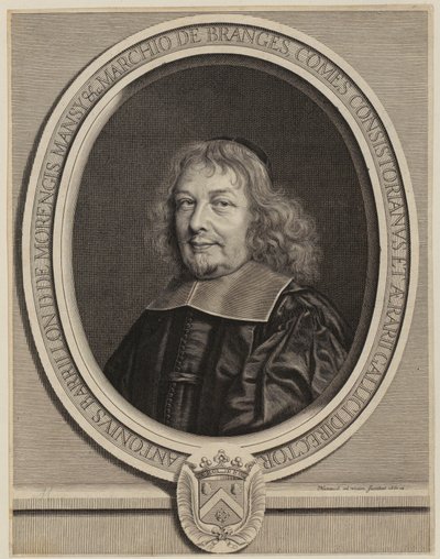Portrait of Antoine Barillon [Barrillon] by Robert Nanteuil