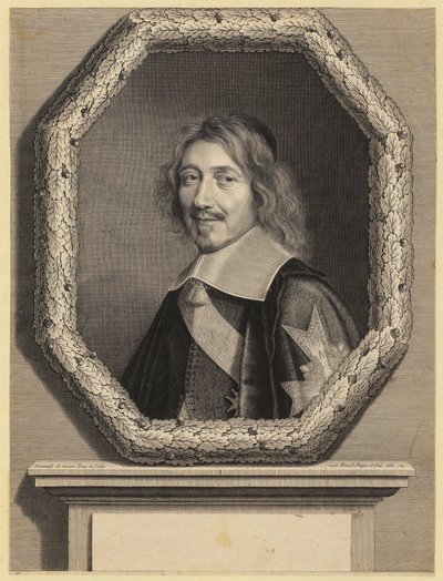 Portrait of Michel IV. Le Tellier, French Minister by Robert Nanteuil