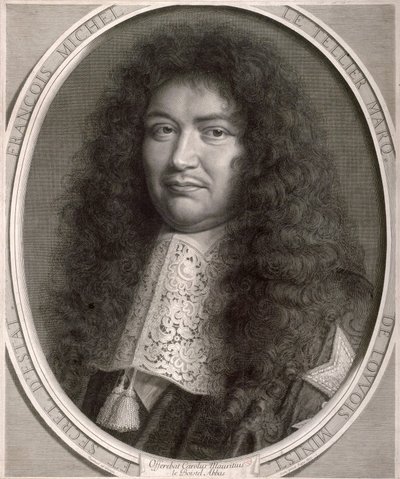 Portrait of Francois Michel Le Tellier by Robert Nanteuil