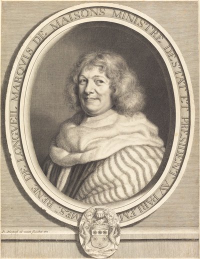 Rene, Marquis de Maisons by Robert Nanteuil