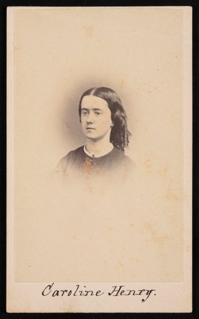 Portrait of Caroline Henry by Robert. Robert Addis,RW Addis,Addis