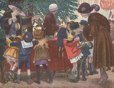 Children at a Toy Stall by Robert Salles