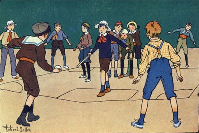 Theque (Team Game with Ball and Stick) by Robert Salles