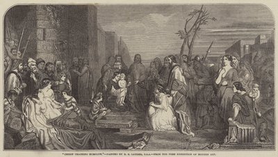 Christ Teaching Humility by Robert Sauber