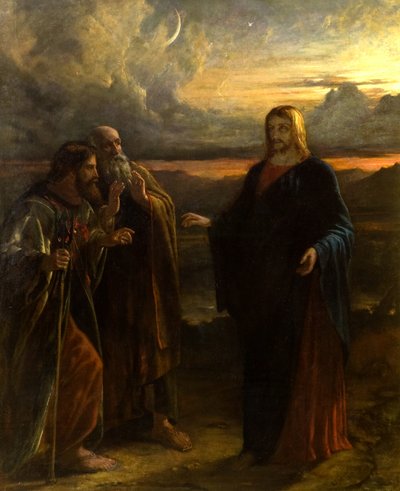Christ and the Two Disciples on the Way to Emmaus by Robert Scott Lauder