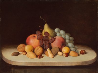 Still Life with Fruit and Nuts by Robert Seldon Duncanson