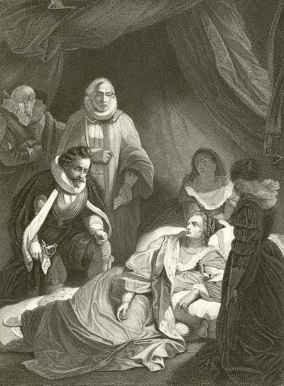 Last Hours of Queen Elizabeth by Robert Smirke