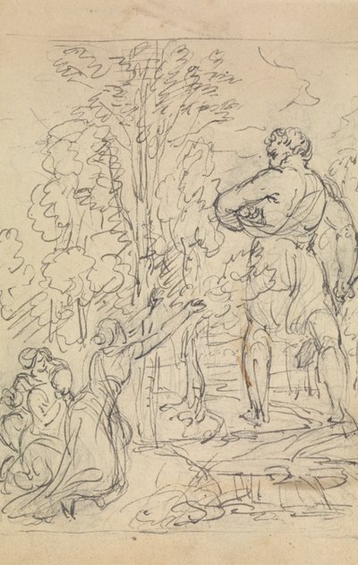 Study of a Woman, Imploring for the Return of Her Captive Child by Robert Smirke