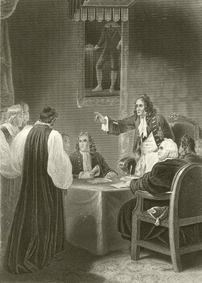 The Bishops Before the Privy Council 1688 by Robert Smirke