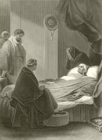The Death of Cardinal Wolsey by Robert Smirke