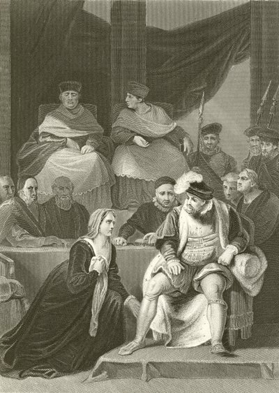 Trial of the Marriage of Henry VIII by Robert Smirke