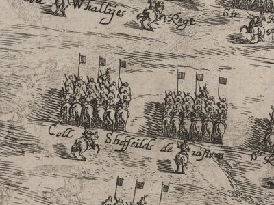 Description of the Armies of Horse and Foot of His Majesties, and Sir Thomas Fairfax; the Fourteenth Day of June 1645 by Robert Streater or Streeter
