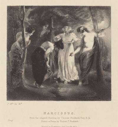 Narcissus by Robert T. Stothard after Thomas Stothard