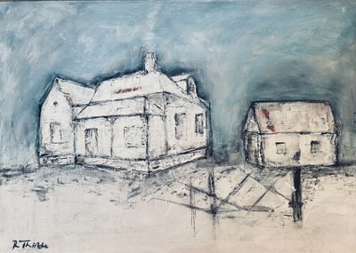 Rustic Winter Homes by Robert Thirtle