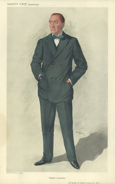 The Right Honourable Sir Edward Carson by Robert Wallace Hester