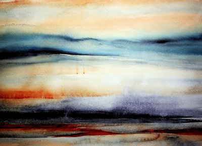 Abstract Horizon Glow by RodMacIver