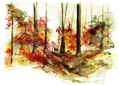 Autumn Forest Surf Journey by RodMacIver