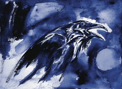 Blue Moon Raven by RodMacIver