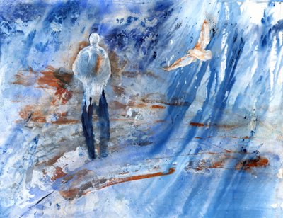 Blue Solitude Flight by RodMacIver
