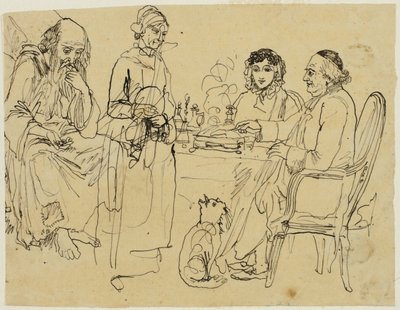 Alms to the Poor by Rodolphe Bresdin