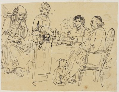 Alms to the Poor by Rodolphe Bresdin