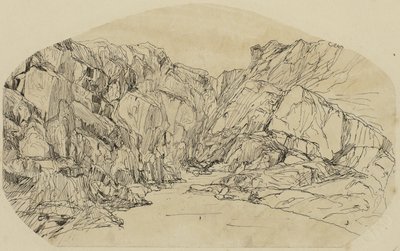 Steam in a Gorge by Rodolphe Bresdin