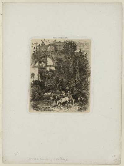The House with the Curved Façade by Rodolphe Bresdin