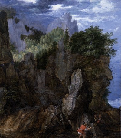 Landscape with Crab Fishermen, c.1608 by Roelandt Jacobsz. Savery