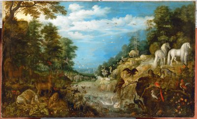 Landscape with Animals by Roelandt Jacobsz. Savery