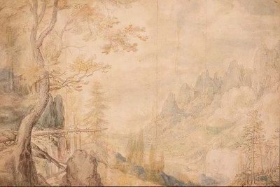 Alpine Landscape by Roelandt Jacobsz. Savery
