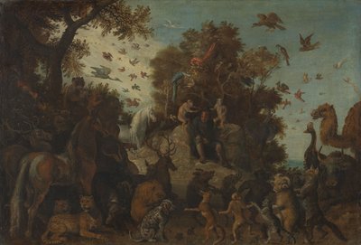 The Poet Crowned by Two Apes at the Feast of the Animals by Roelandt Jacobsz. Savery